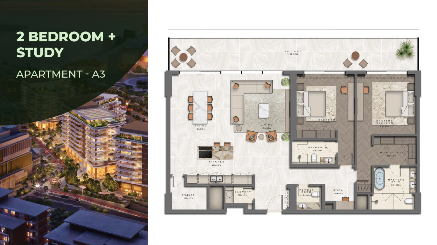 2 BR - Type B